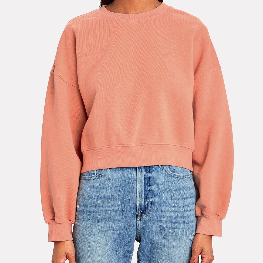 AGOLDE Balloon Sleeve Crewneck Sweatshirt